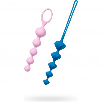 Набор анальных цепочек SATISFYER BEADS COLOR SET