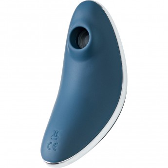 Вакуум-волновой бесконтактный стимулятор клитора SATISFYER Vulva Lover 1, силикон, синий Вакуум-волновой бесконтактный стимулятор клитора SATISFYER Vulva Lover 1, силикон, синий